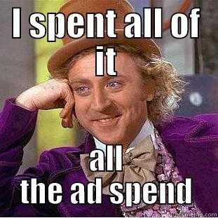 burning ad spend with no tangible results