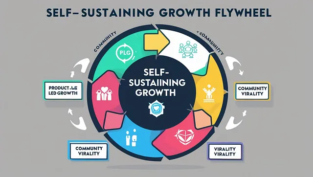 self sustaining growth marketing flywheel strategy by clicksbridge media